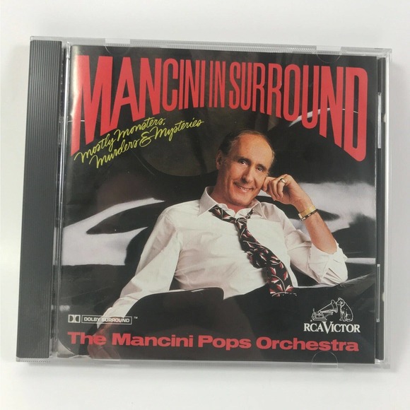 Mancini In Surround: Monsters, Murders & Mysteries CD, 1990, RCA - Picture 1 of 4